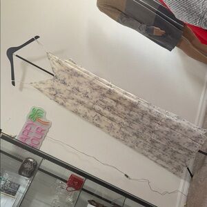 CAMI NYC Naria Light Floral Slip Dress in Ivory and Charcoal